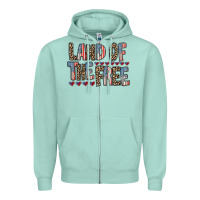 Seafoam land of the free Zipper Hoodie - RacoonDesign