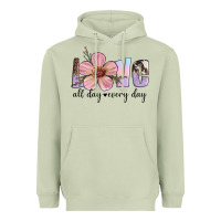Matcha love all day every day Heavyweight Hoodie - Artiststas