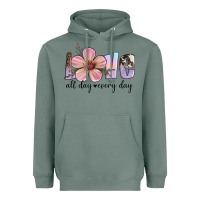 Sage love all day every day Heavyweight Hoodie - Artiststas