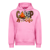 Fuchsia Pink Camp Life Urban Hoodie - BundleAndBundleShop