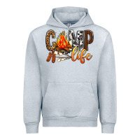 Heather Grey Camp Life Urban Hoodie - BundleAndBundleShop