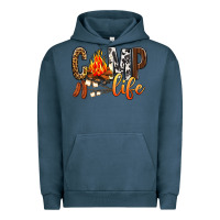 Pigment Midnight Navy Camp Life Urban Hoodie - BundleAndBundleShop
