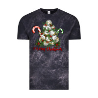 Cloud Black Merry Christmas Volleyball Vintage Tee - RanaPortraitStore