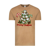 Vintage Camel Merry Christmas Volleyball Vintage Tee - RanaPortraitStore