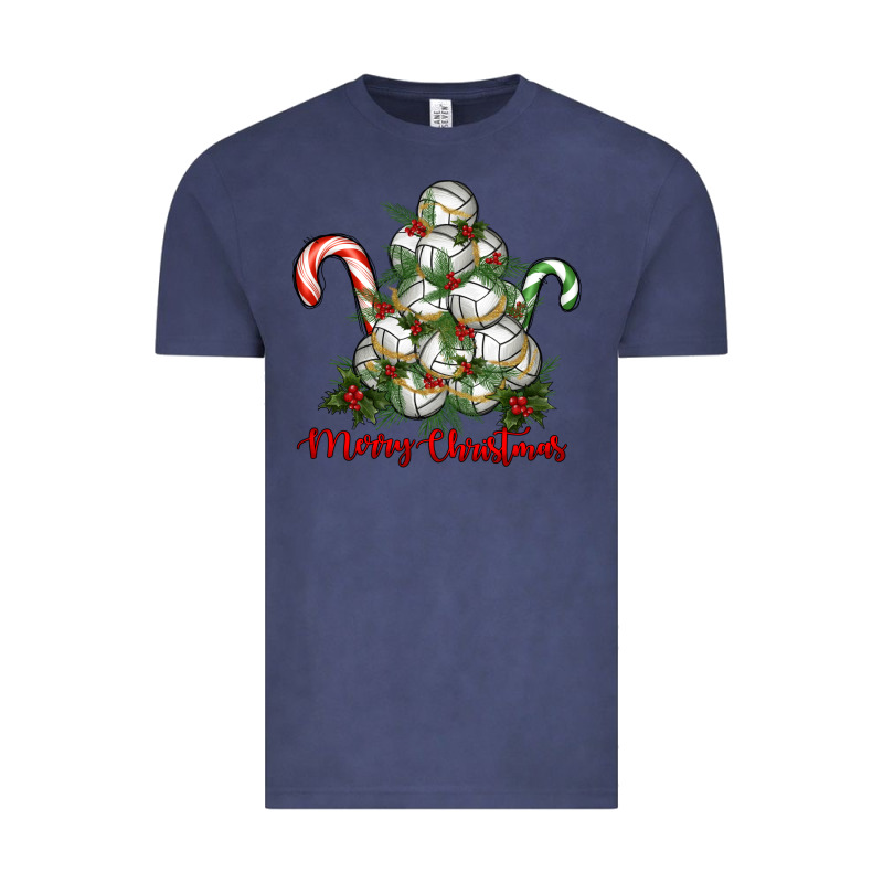 Merry Christmas Volleyball Vintage Tee by RanaPortraitStore | Teevron
