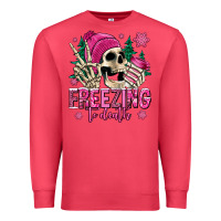 Cardinal freezing to death winter skull Premium Sweatshirt - Jasminsmagicworld