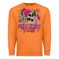 Carrot freezing to death winter skull Premium Sweatshirt - Jasminsmagicworld