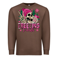 Chestnut freezing to death winter skull Premium Sweatshirt - Jasminsmagicworld