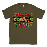 Army Green Christmas cookie crew Classic Tee - FaDigitalArtStudio