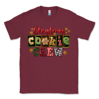 Burgundy Christmas cookie crew Classic Tee - FaDigitalArtStudio