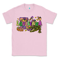 Bubblegum Pink louisiana mardi gras Classic Tee - FaDigitalArtStudio