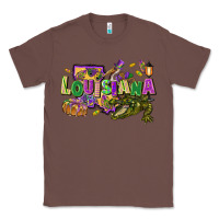 Chestnut louisiana mardi gras Classic Tee - FaDigitalArtStudio