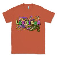 Copper louisiana mardi gras Classic Tee - FaDigitalArtStudio