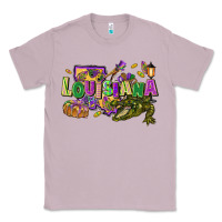 Lilac louisiana mardi gras Classic Tee - FaDigitalArtStudio