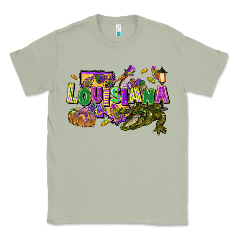 Louisiana Mardi Gras Classic Tee by FaDigitalArtStudio | Teevron