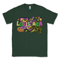 Sports Green louisiana mardi gras Classic Tee - FaDigitalArtStudio