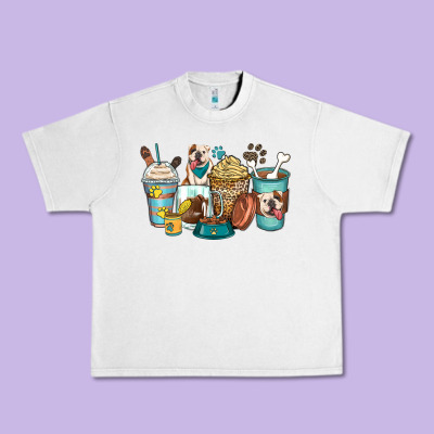 Urban Heavy Tee english bulldog coffee cups