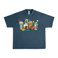 Midnight Navy english bulldog coffee cups Urban Heavy Tee - Zillion Design Studio