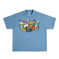 Pebble Blue english bulldog coffee cups Urban Heavy Tee - Zillion Design Studio