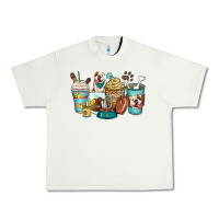 Pistachio english bulldog coffee cups Urban Heavy Tee - Zillion Design Studio