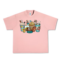 Salmon english bulldog coffee cups Urban Heavy Tee - Zillion Design Studio