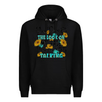 Black you despite the lok on my face you are still talki Premium Hoodie - MaliasSmallBusiness