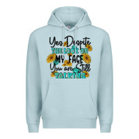 Blue Mist you despite the lok on my face you are still talki Premium Hoodie - MaliasSmallBusiness