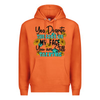 Carrot you despite the lok on my face you are still talki Premium Hoodie - MaliasSmallBusiness
