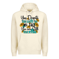 Sandshell you despite the lok on my face you are still talki Premium Hoodie - MaliasSmallBusiness