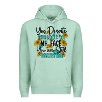 Seafoam you despite the lok on my face you are still talki Premium Hoodie - MaliasSmallBusiness
