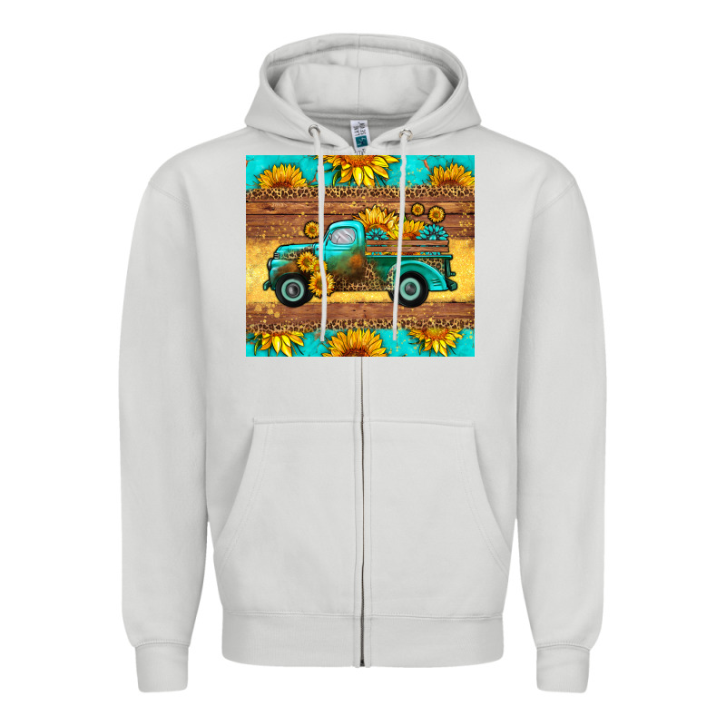Farm Truck Tumbler Zipper Hoodie by HRA Design Shop | Teevron