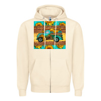 Sandshell farm truck tumbler Zipper Hoodie - HRA Design Shop