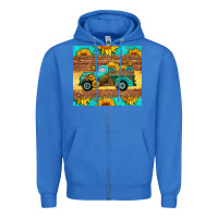 True Royal farm truck tumbler Zipper Hoodie - HRA Design Shop