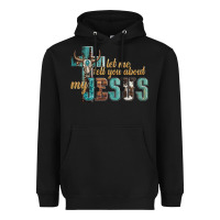 Black let me tell you about my jesus Heavyweight Hoodie - Artiststas