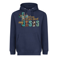 Navy let me tell you about my jesus Heavyweight Hoodie - Artiststas