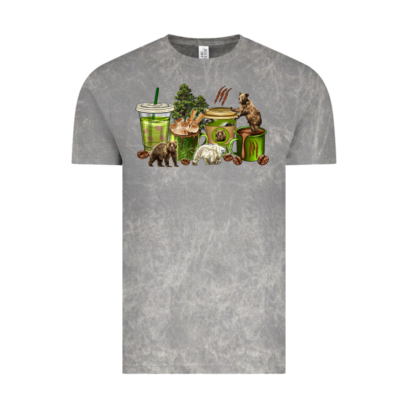 Bear Coffee Cups Vintage Tee by texasbilliewilder | Teevron
