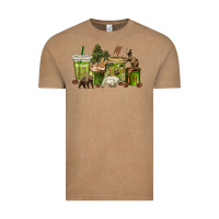 Vintage Coffee bear coffee cups Vintage Tee - texasbilliewilder