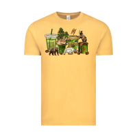 Vintage Mustard bear coffee cups Vintage Tee - texasbilliewilder