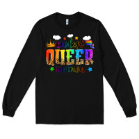 Black coolest queer in town Long Sleeve Tee - Zillion Design Studio
