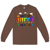 Chestnut coolest queer in town Long Sleeve Tee - Zillion Design Studio