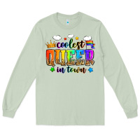 Matcha coolest queer in town Long Sleeve Tee - Zillion Design Studio