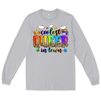 Moon Dust coolest queer in town Long Sleeve Tee - Zillion Design Studio