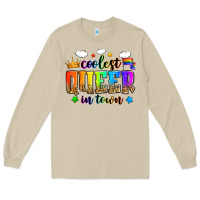 Mushroom coolest queer in town Long Sleeve Tee - Zillion Design Studio