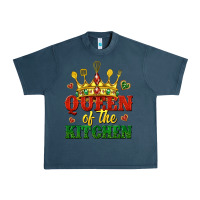 Midnight Navy queen of the kitchen Urban Heavy Tee - texasbilliewilder