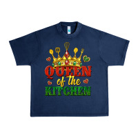 Navy queen of the kitchen Urban Heavy Tee - texasbilliewilder
