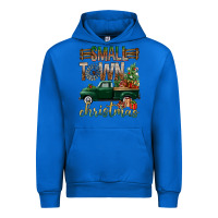 Cobalt Small Town Christmas With Truck Urban Hoodie - BundleAndBundleShop