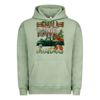 Small Town Christmas With Truck Urban Hoodie | Teevron