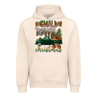 Sandshell Small Town Christmas With Truck Urban Hoodie - BundleAndBundleShop