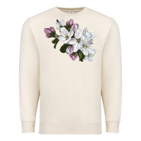 Sandshell apple blossom Premium Sweatshirt - LillyAllenDesigns