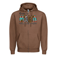 Chestnut being mama makes my life complate Zipper Hoodie - CowhideDigitalArt